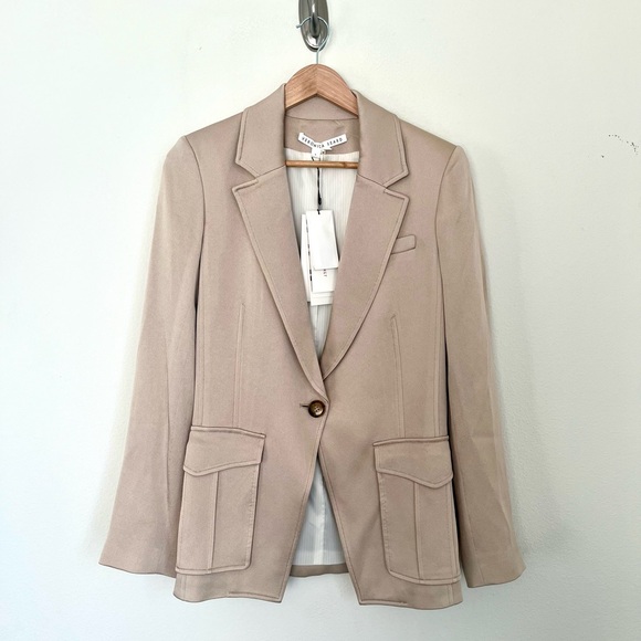 Veronica Beard Parila Satin Dickey Blazer Women’s Size 4 –Brand New With Tags - Picture 13 of 15